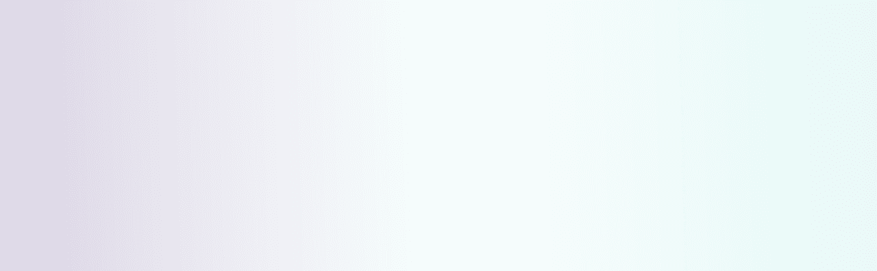 Gradient background transitioning from soft lavender on the left to pale mint green on the right.