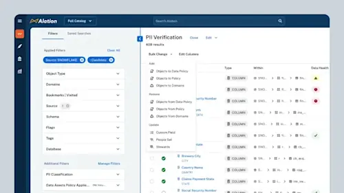 Product image showing how users can measure success using Alation Data Governance