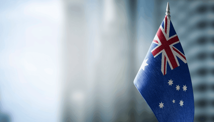 Alation Blog Image: The Australian flag being focused to showcase the Australian Privacy Act.