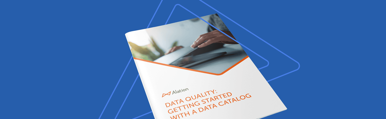 Alation Resource: Data Quality getting started with a data catalog