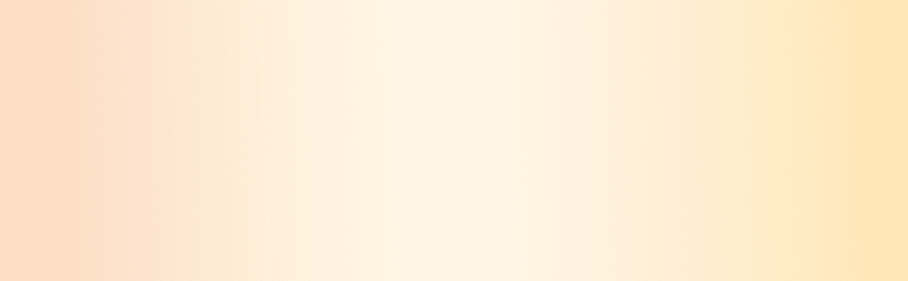 Gradient background transitioning from soft peach on the left to pale yellow on the right.