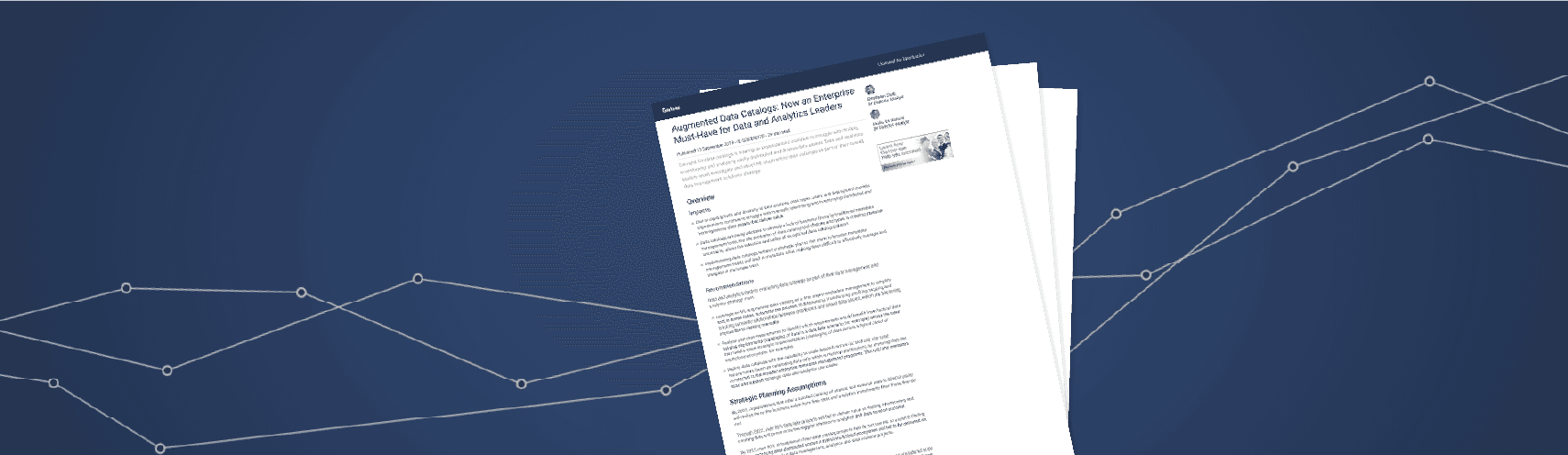 Hero image from an Alation blog about a Gartner analyst report