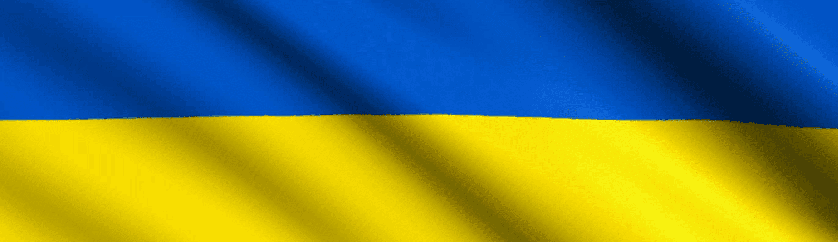 The Ukrainian flag used to show support to the Country