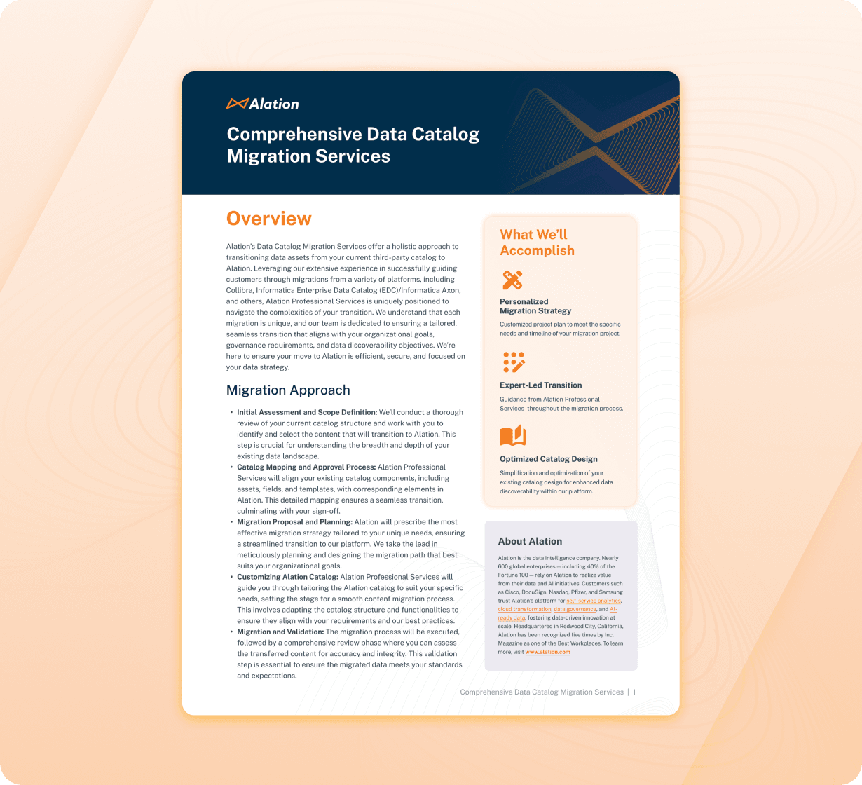 Alation guide for Comprehensive Data Catalog Migration