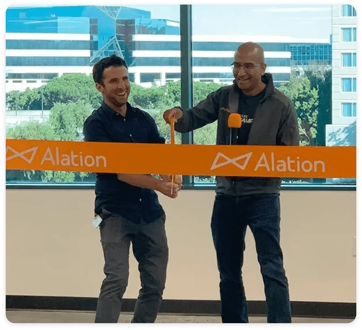 Alation co-founders, Satyen Sangani and Aaron Kalb