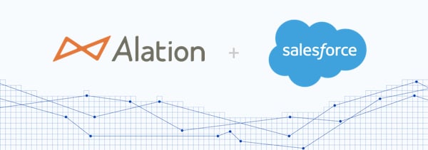 Hero image from an Alation blog about the Alation and Salesforce partnership