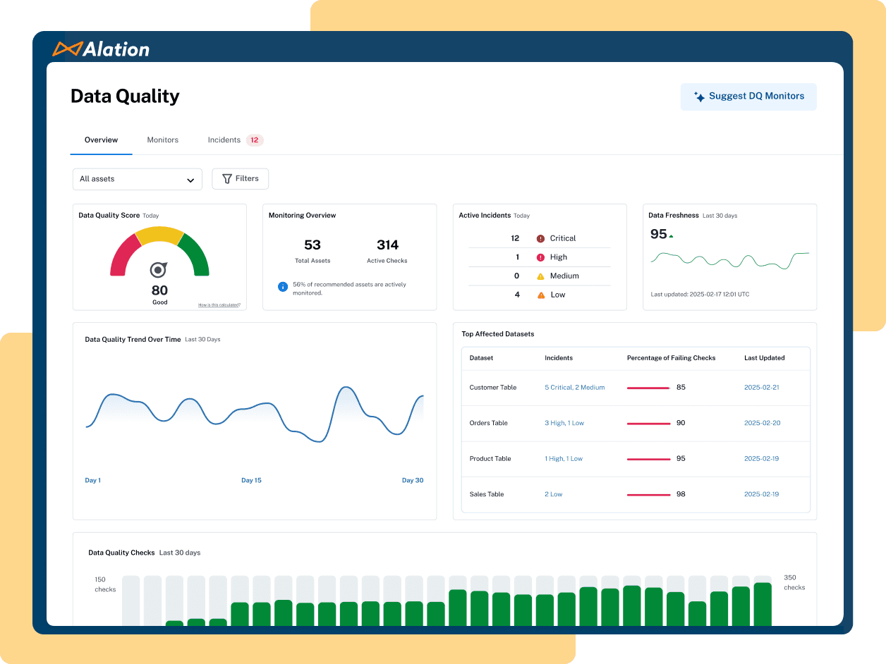 Alation Homepage Product Image: Alation Data Catalog
