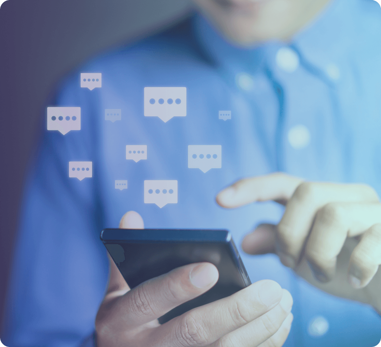 interactive chat on mobile